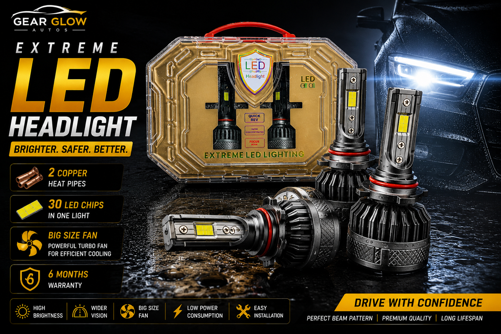 Xtreme 1500W LED Headlights for Cars H4 9005 with Warranty