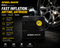 Steelmate P03 12V Portable Tyre Inflator Air Compressor Pump