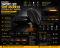 Smoke Fender Side Indicators for Suzuki Alto Wagon R Cultus Mehran