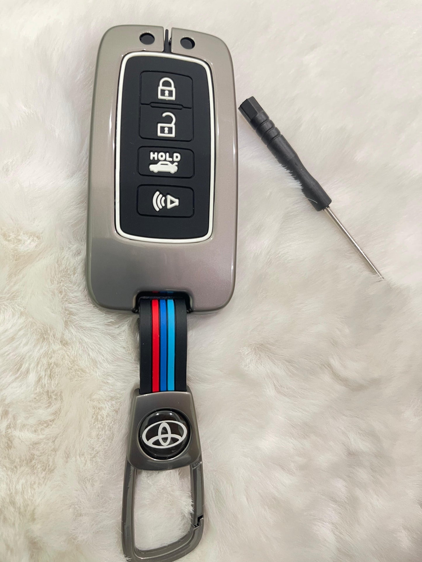 Premium Zinc Alloy Car Key Cover – Modern Metal Design for Almost All Cars