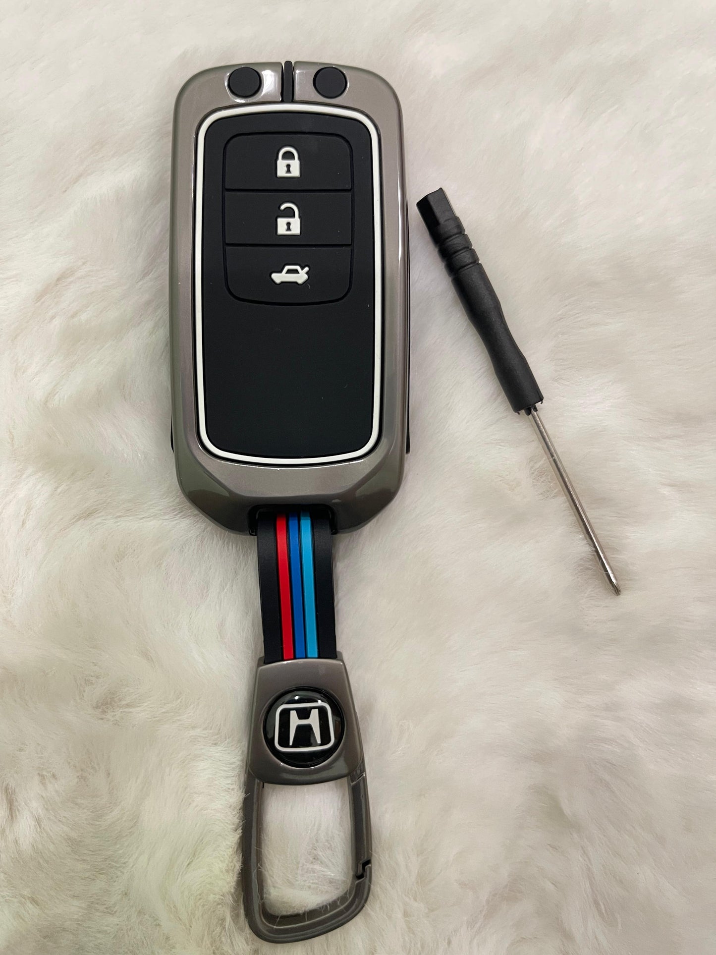 Premium Zinc Alloy Car Key Cover – Modern Metal Design for Almost All Cars