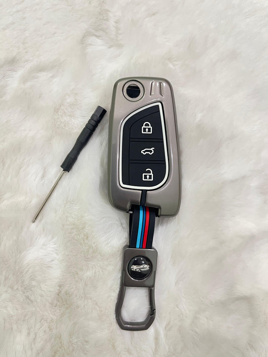 Corolla Grande 2015 Premium Metal Key Case – Zinc Alloy Protection