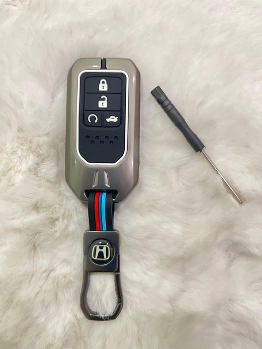 Civic Turbo 2016–2022 Premium Metal Key Case – Zinc Alloy Protection
