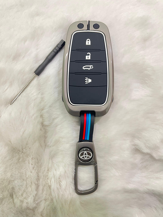 Fortuner 2017–2024 Premium Metal Key Case – Zinc Alloy Protection