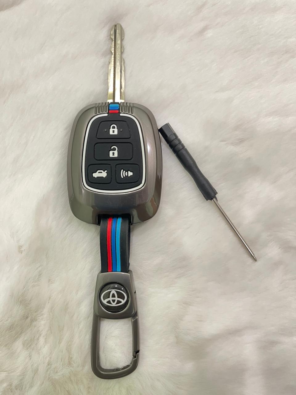 Premium Zinc Alloy Car Key Cover – Modern Metal Design for Almost All Cars