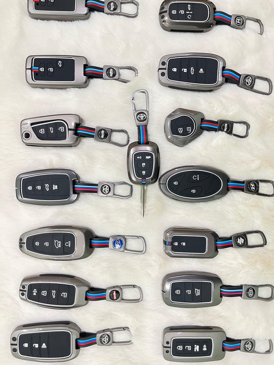 Premium Metal Zinc Alloy Car Key Cover – Modern Metal Design for Almost All Cars