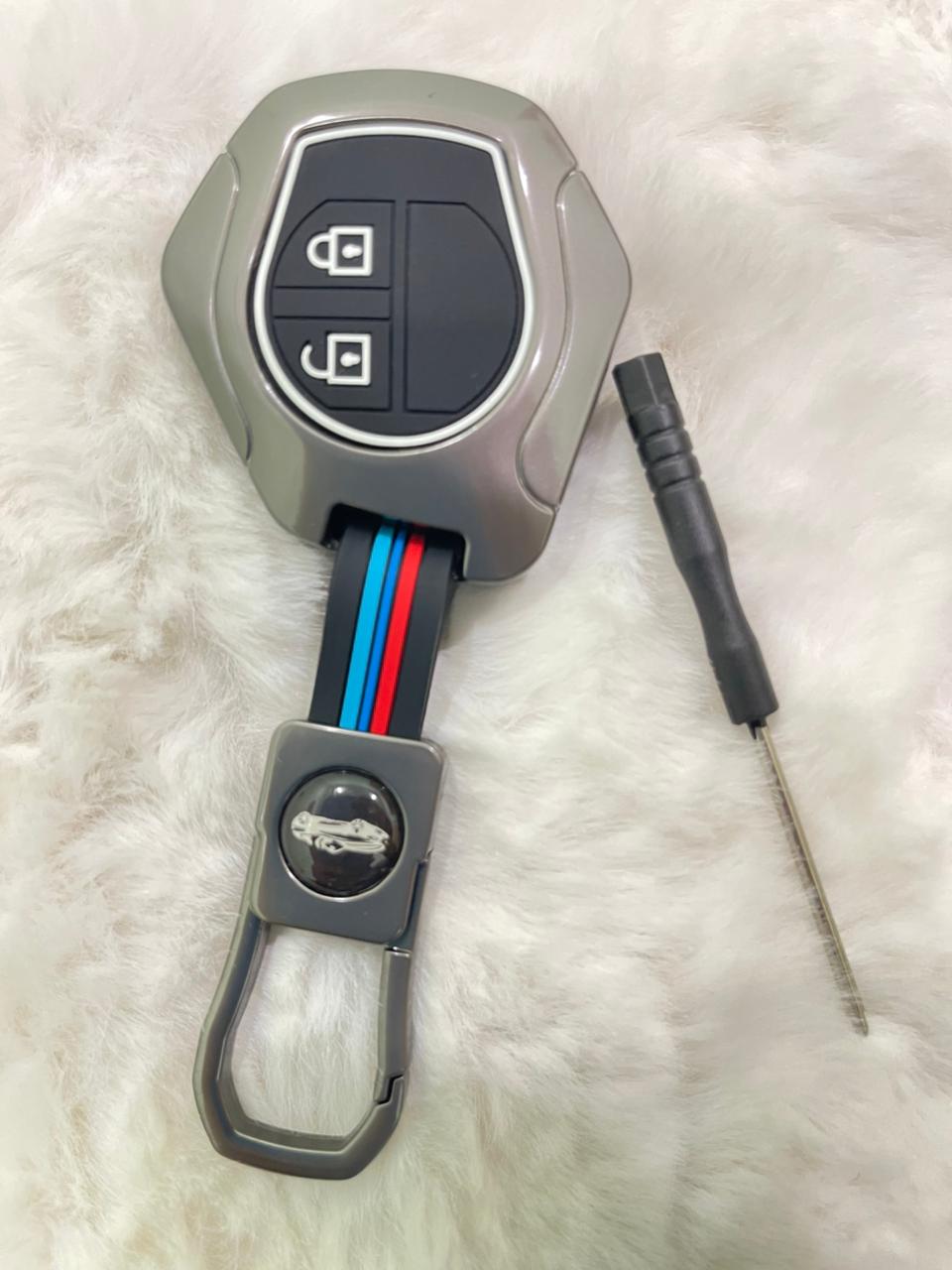 Premium Metal Zinc Alloy Car Key Cover – Modern Metal Design for Almost All Cars